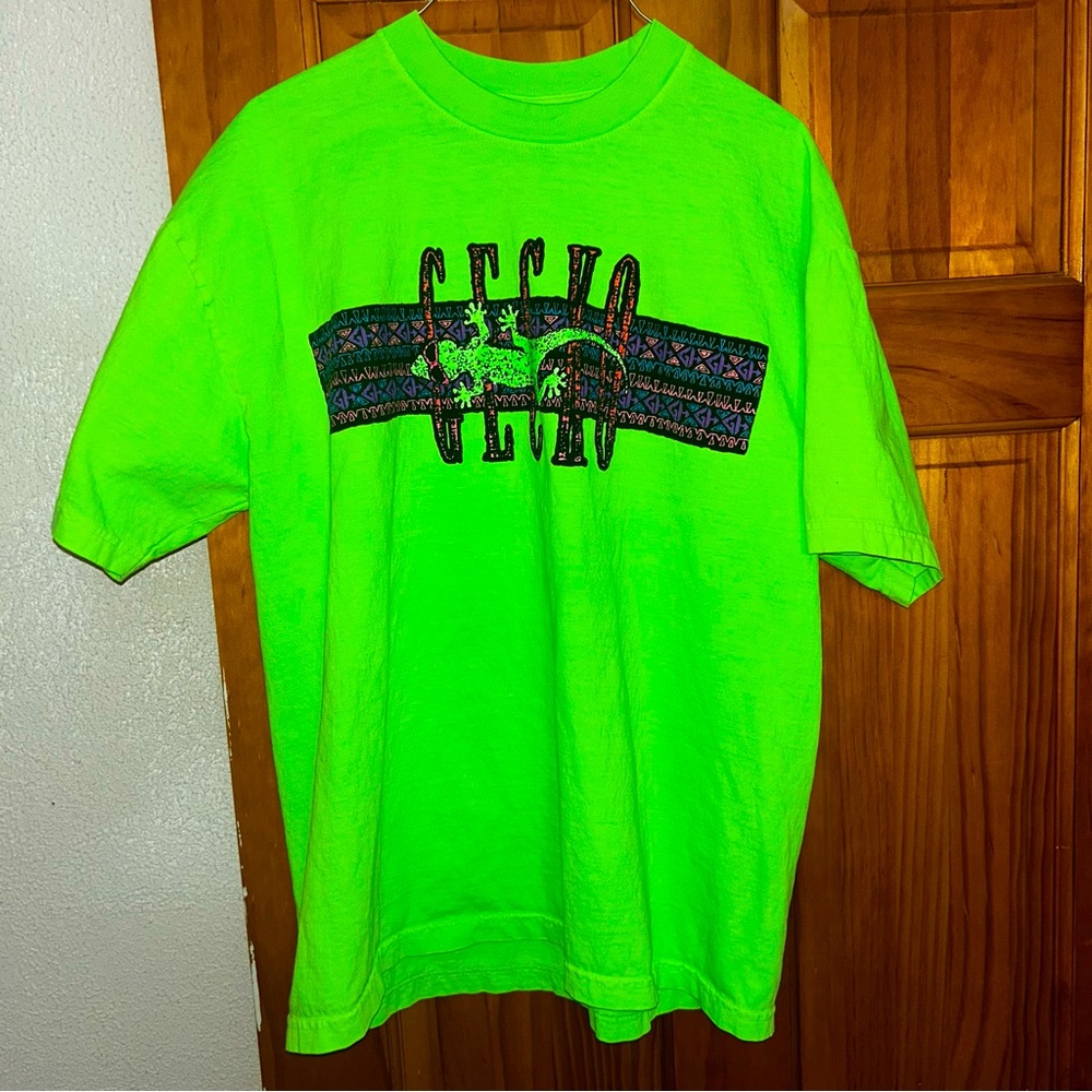 Men’s Large Retro Gecko T-Shirt